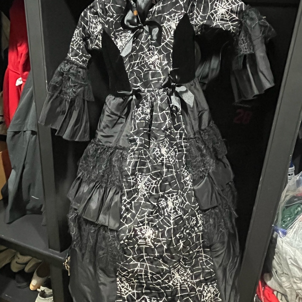 Black Spider Web Dress